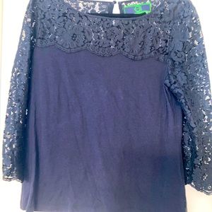 C wonder 3/4 sleeve lace top